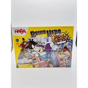 HABA Rhino Hero Super Battle A Turbulent 3D Stacking Game New SEALED